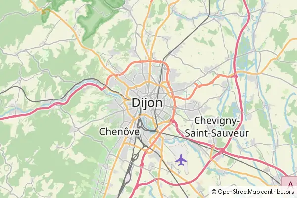 Mapa Dijon