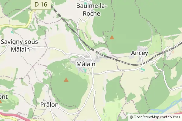 Mapa Mâlain