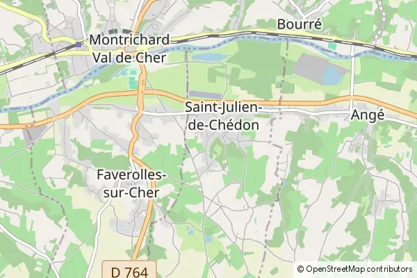 Mapa Saint-Julien-de-Chédon