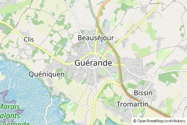 Mapa Guérande