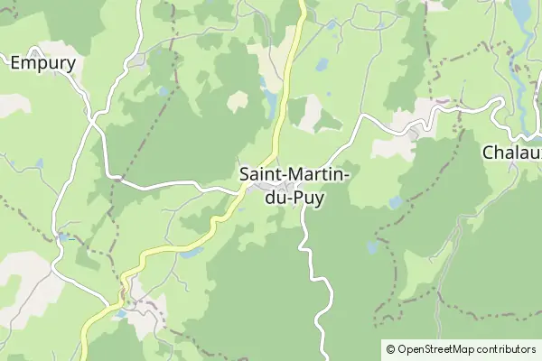 Mapa Saint-Martin-du-Puy