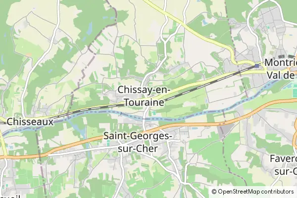 Mapa Chissay-en-Touraine