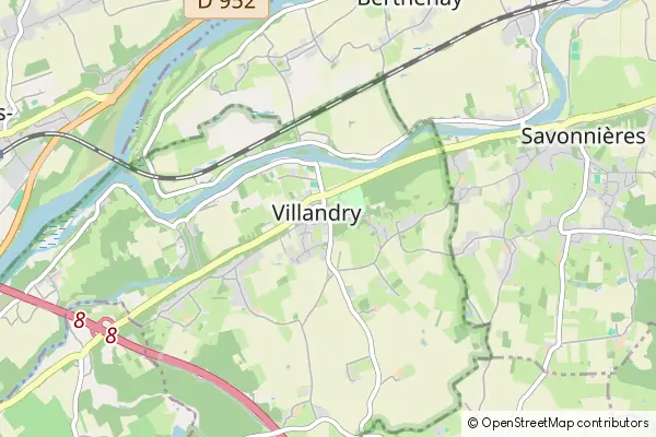 Mapa Villandry