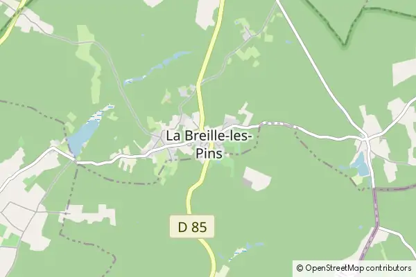 Mapa La Breille-les-Pins