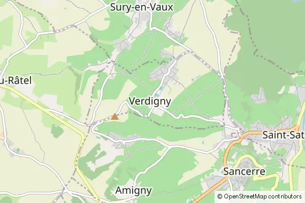 Mapa Verdigny