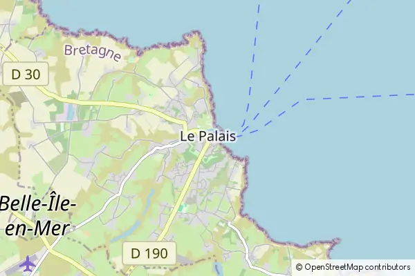 Mapa Le Palais