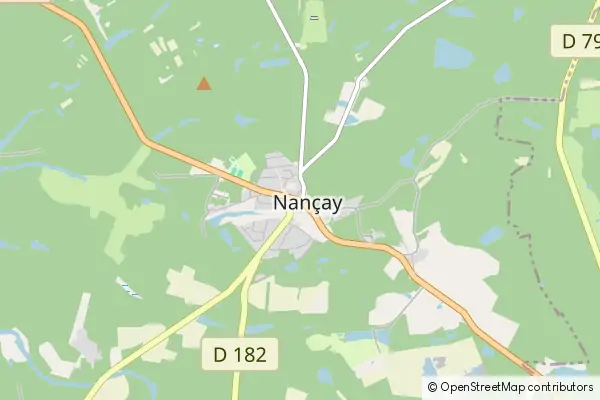 Mapa Nançay