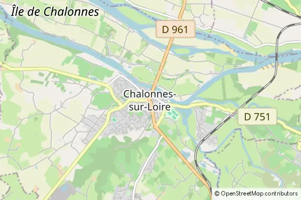 Mapa Chalonnes-sur-Loire