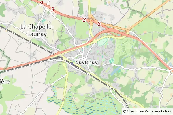 Mapa Savenay