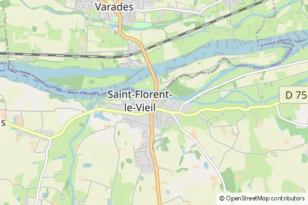 Mapa Saint-Florent-le-Vieil