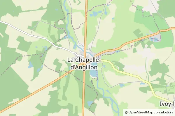 Mapa Chapelle-d'Angillon