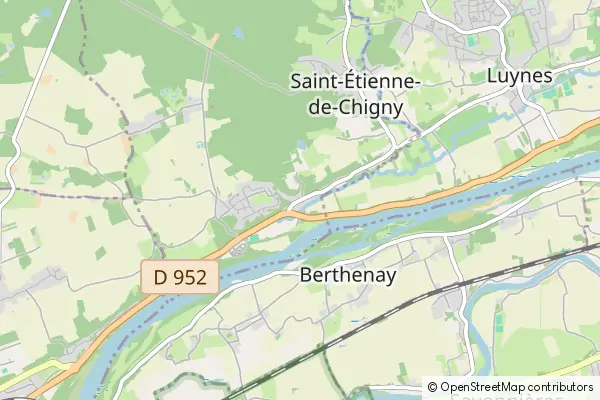 Mapa Saint-Étienne-de-Chigny