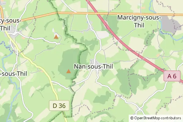 Mapa Nan-sous-Thil