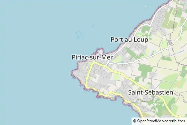 Mapa Piriac-sur-Mer