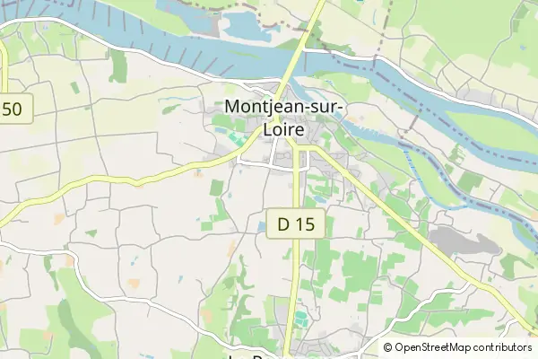 Mapa Mauges-sur-Loire