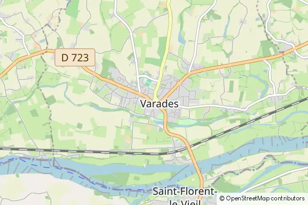 Mapa Varades