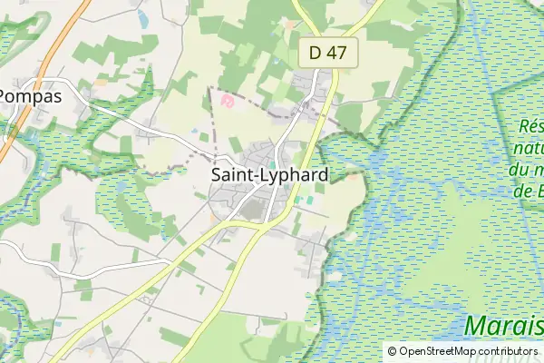 Mapa Saint-Lyphard