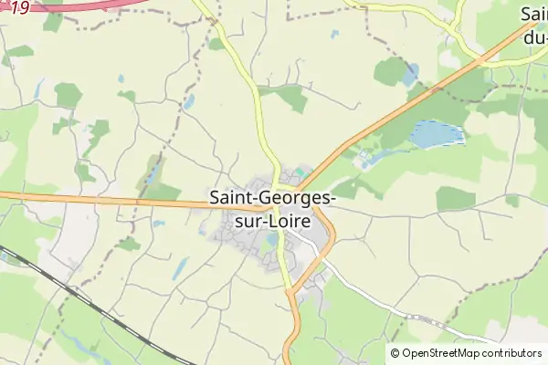 Mapa Saint-Georges-sur-Loire