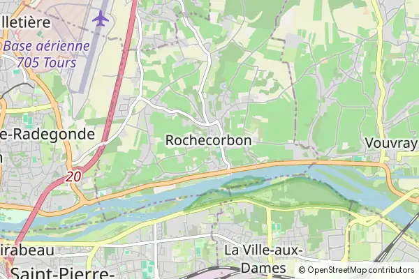 Mapa Rochecorbon