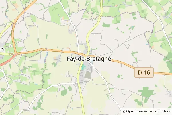 Mapa Fay-de-Bretagne