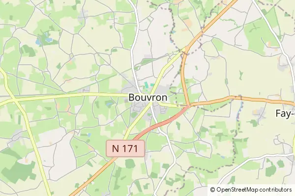 Mapa Bouvron