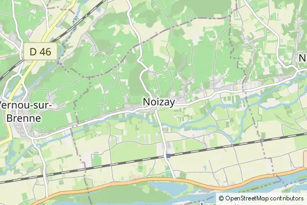 Mapa Noizay