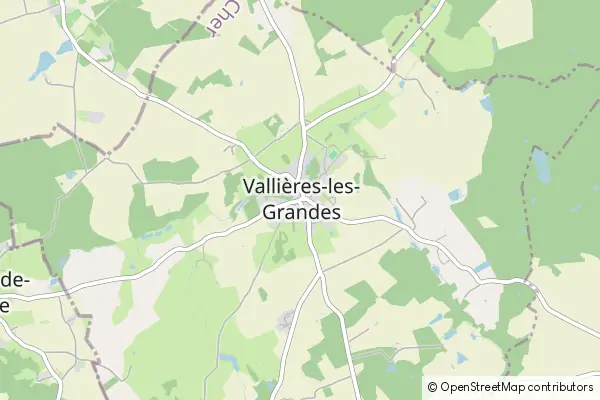 Mapa Vallières