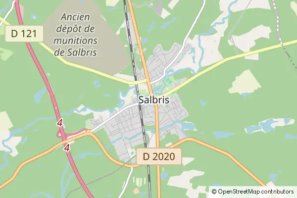 Mapa Salbris