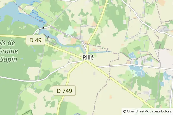 Mapa Rillé