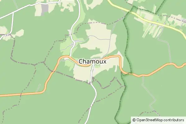 Mapa Chamoux