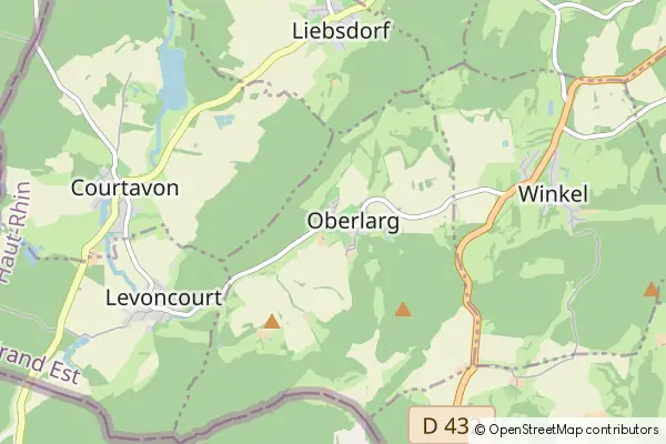 Mapa Oberlarg