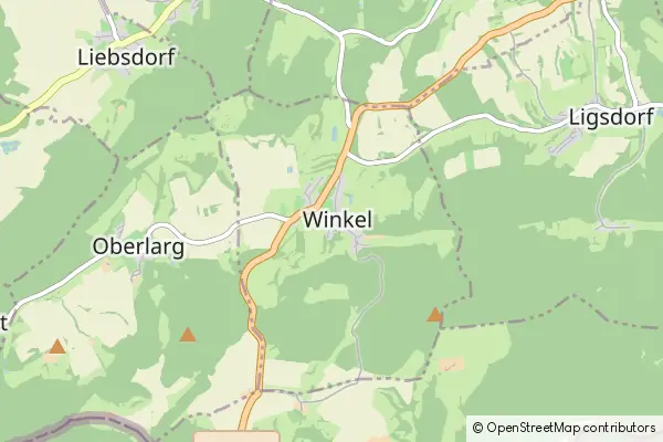 Mapa Winkel