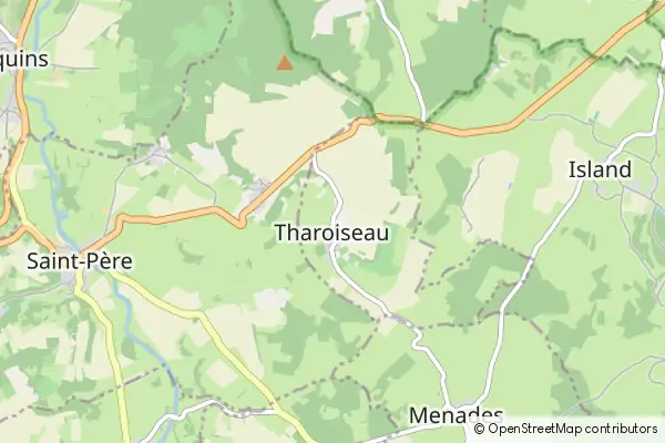 Mapa Tharoiseau