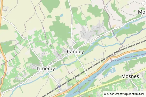 Mapa Cangey