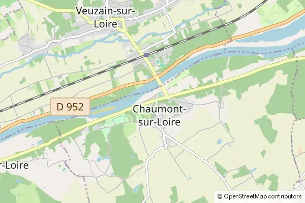 Mapa Chaumont-sur-Loire