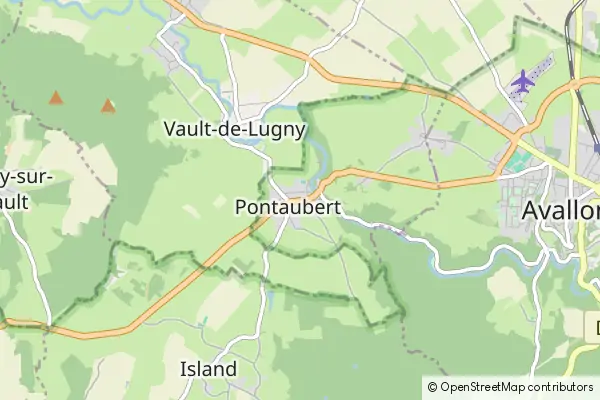 Mapa Pontaubert