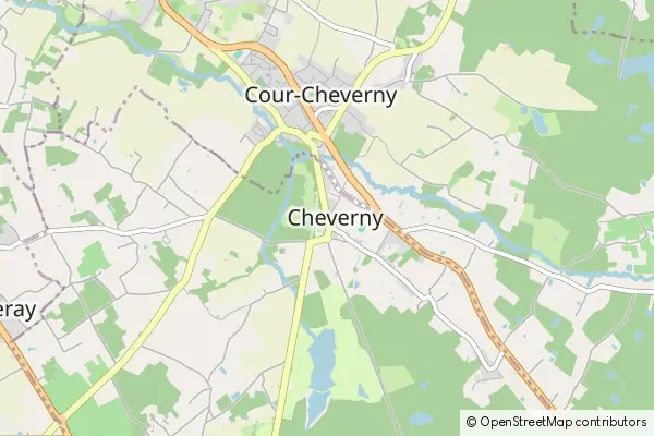 Mapa Cheverny