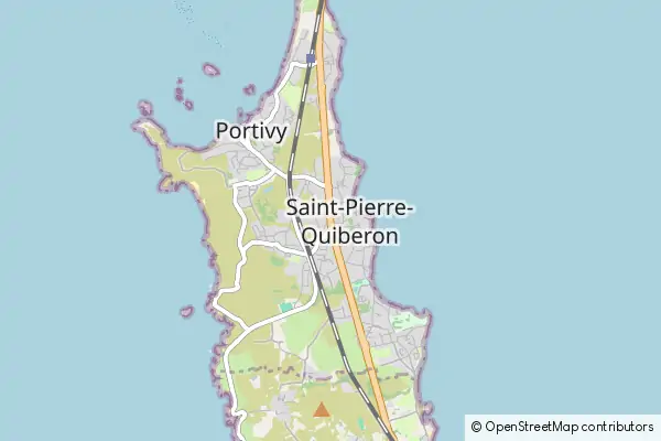 Mapa Saint-Pierre-Quiberon