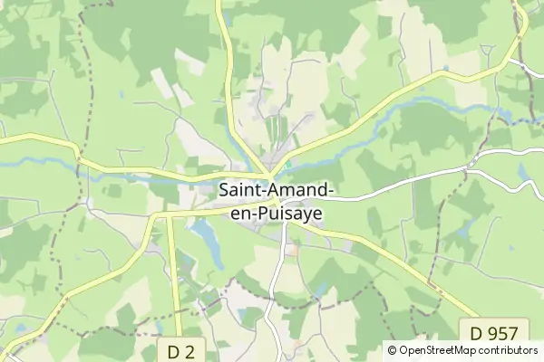 Mapa Saint-Amand-en-Puisaye