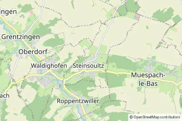 Mapa Steinsoultz