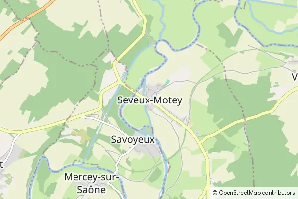 Mapa Seveux