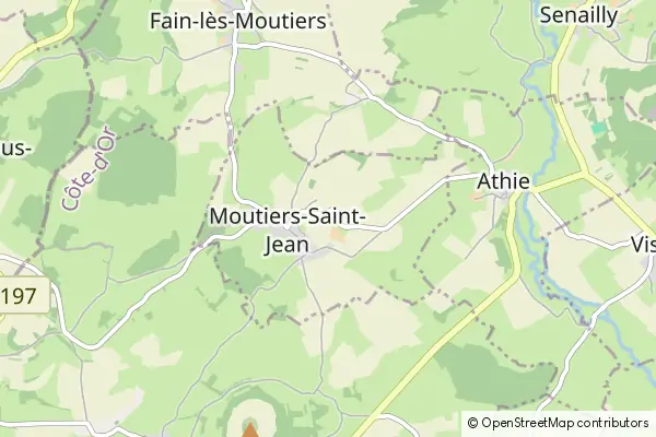 Mapa Moutiers-Saint-Jean