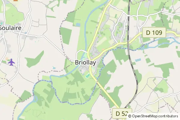 Mapa Briollay