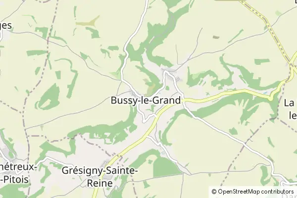 Mapa Bussy-le-Grand