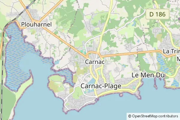 Mapa Carnac