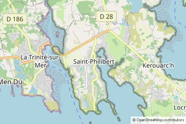 Mapa Saint-Philibert