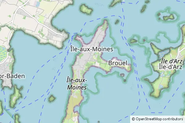 Mapa Île-aux-Moines