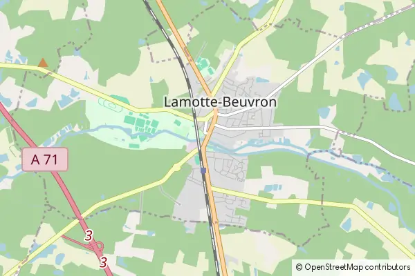 Mapa Lamotte-Beuvron