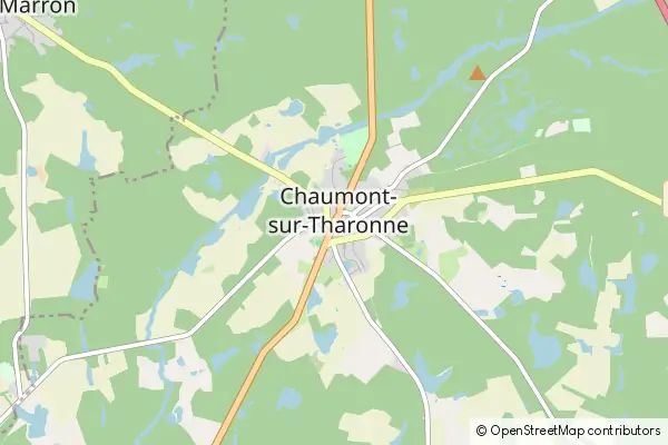 Mapa Chaumont