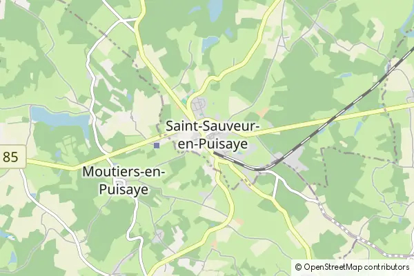 Mapa Saint-Sauveur-en-Puisaye